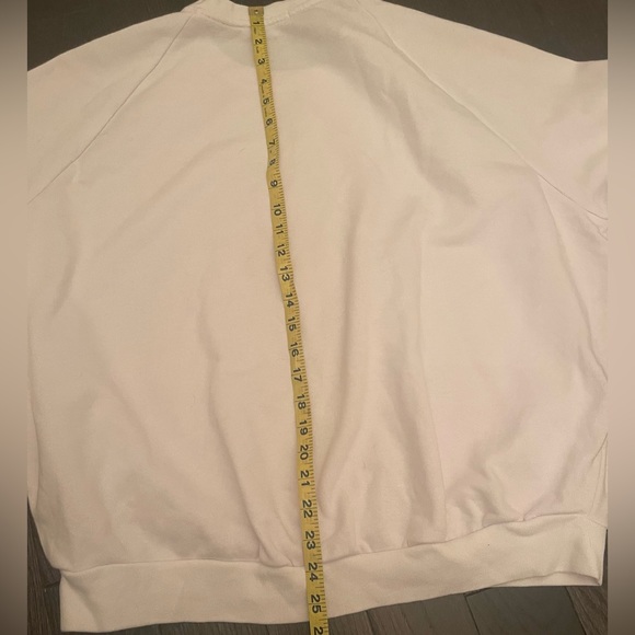 KENSIE Joie de Vivre Graphic White Sweatshirt Large - Picture 10 of 16